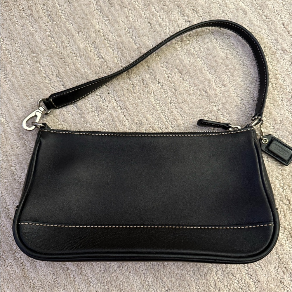 Coach Y2k Black Demi Leather Shoulder Bag - Gem